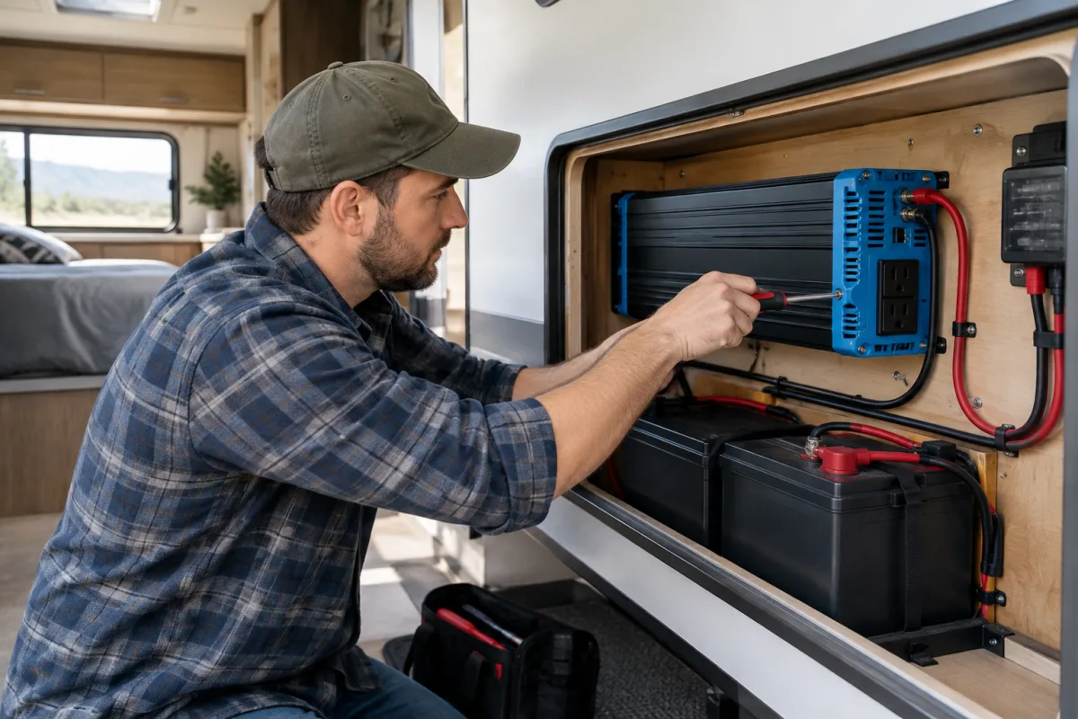 How to Install a Power Inverter in a Camper Trailer