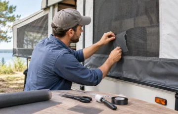 How to Repair a Screen on a Pop-Up Camper